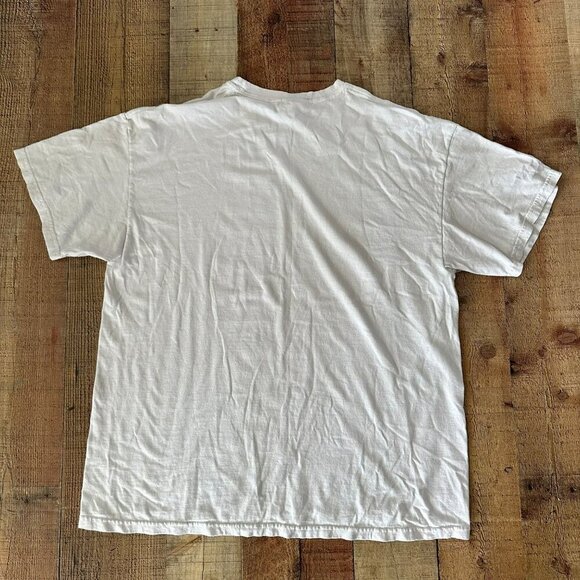 The Simpsons Movie Mens Size XL T-Shirt XL Hanes Heavyweight White 100% Cotton - Picture 8 of 8